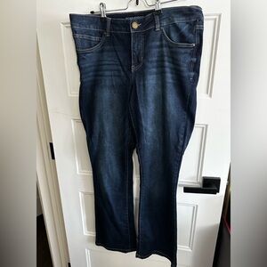 Maurices Dark Blue Straight Leg Jeans